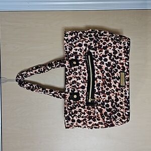 Betsey Johnson Pink Leopard Print Tote